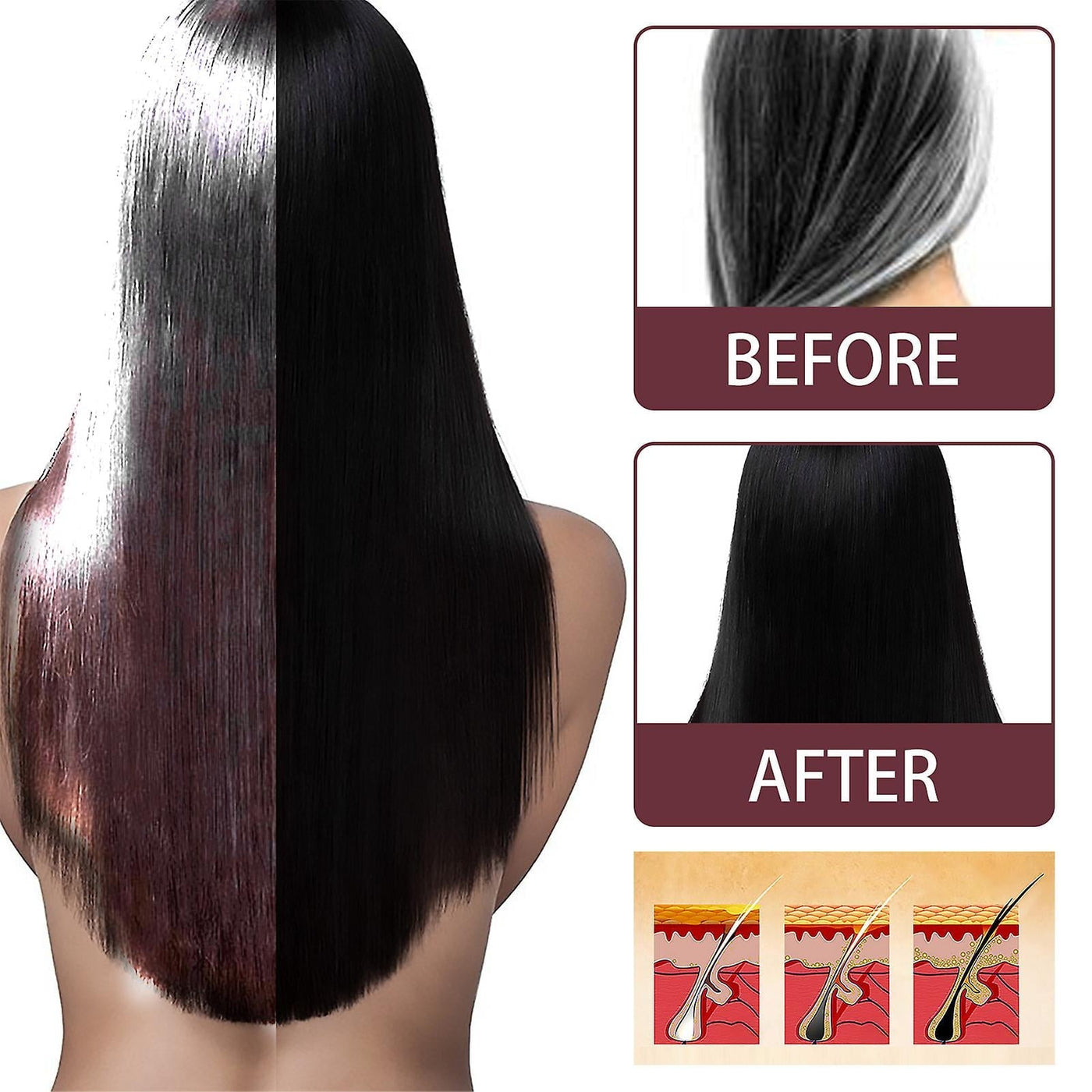 herbal grey hair spray