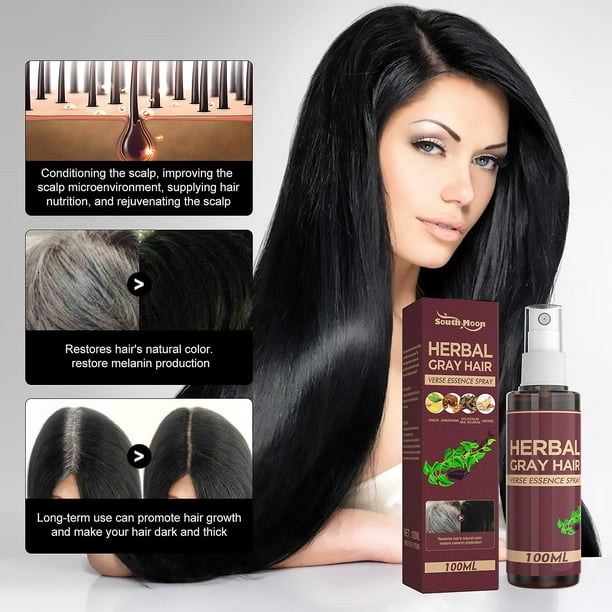 herbal grey hair spray