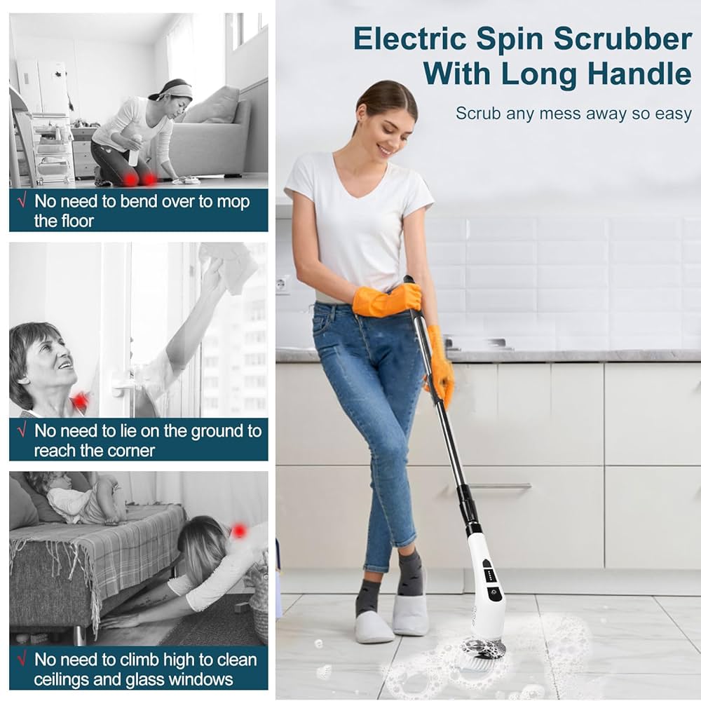Cordless Spin Scrubber