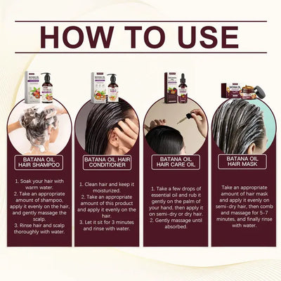 Batana oil hair care set